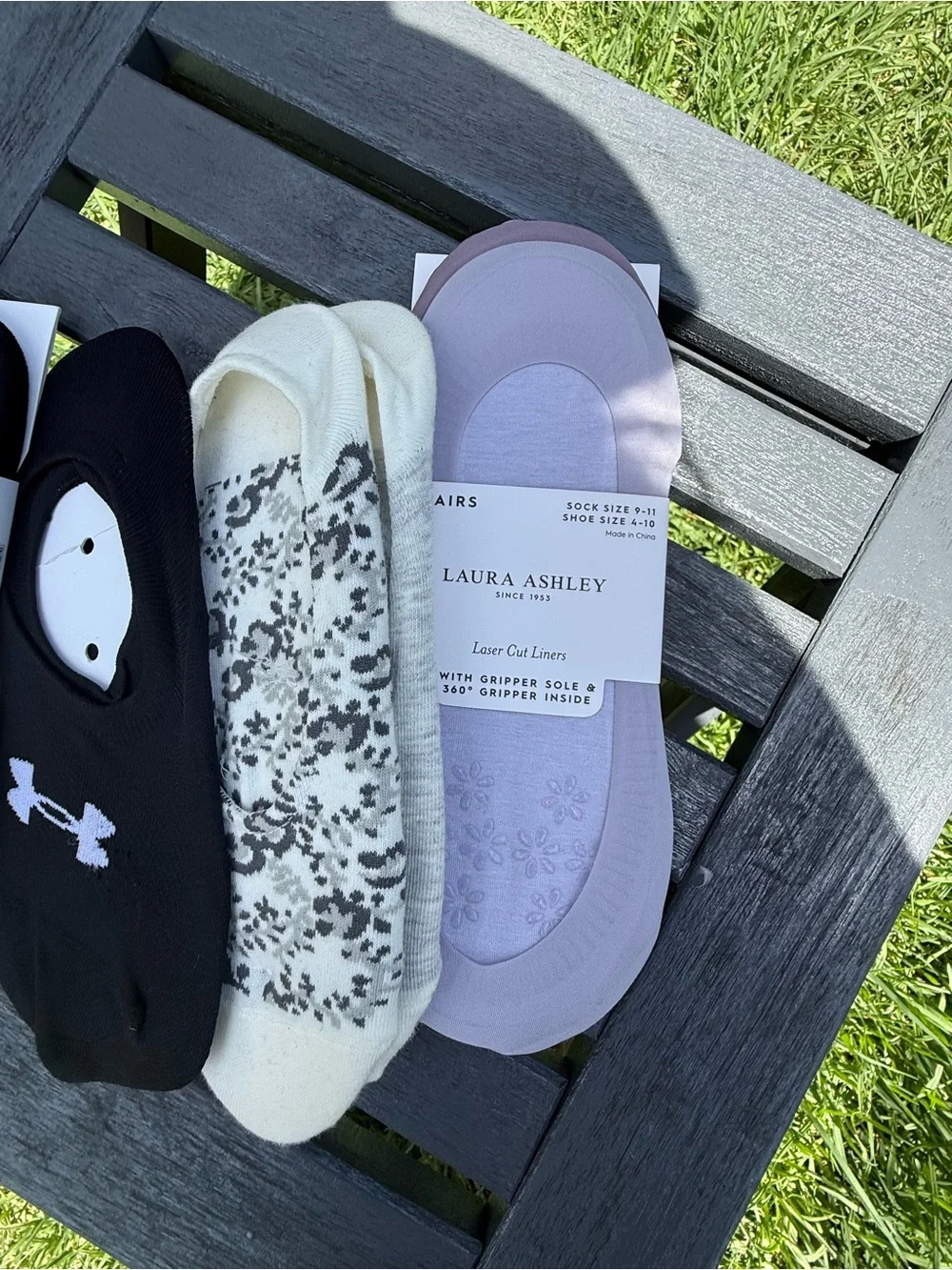 Hue Under Armour Laura Ashley No-Show Liner Socks 10 pairs